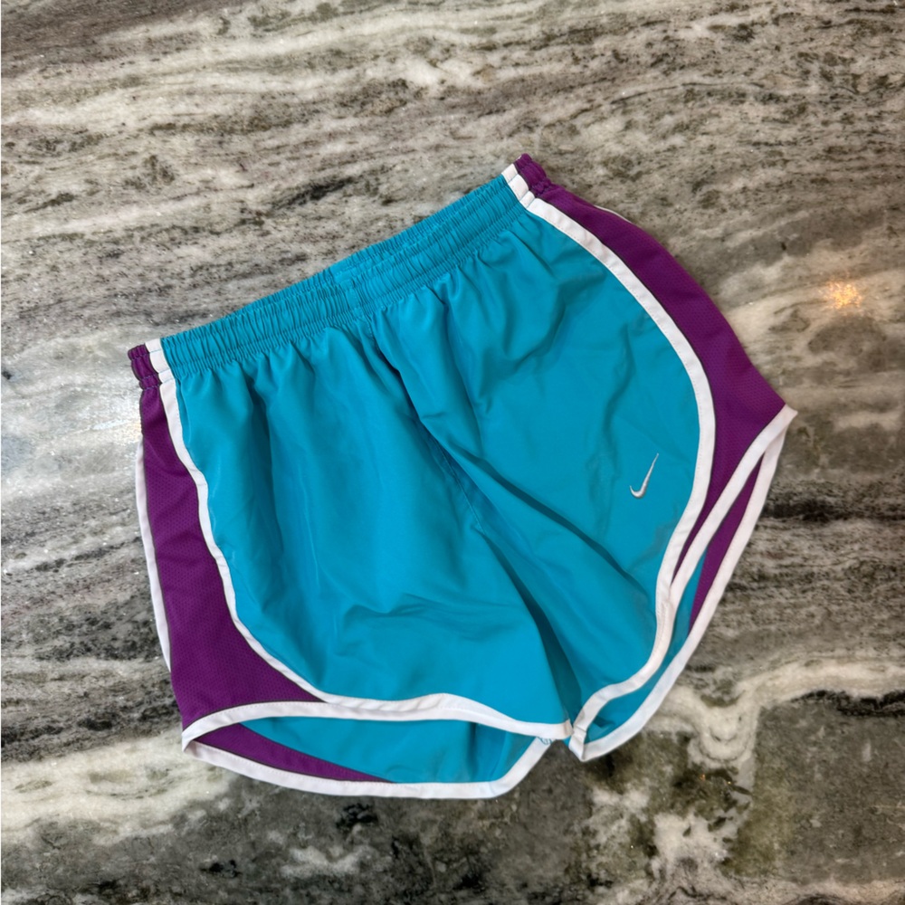 Nike Women's Blue and Purple Athletic Shorts Women’s XS